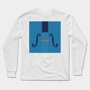 Strings in Blue and Orange Long Sleeve T-Shirt